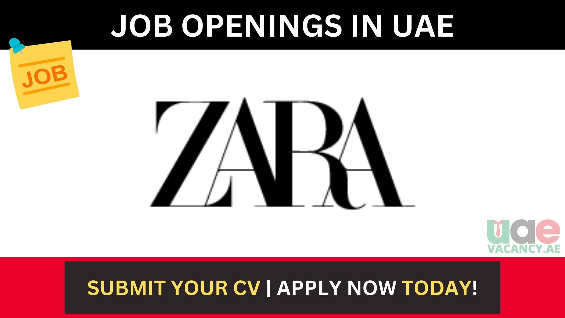 Zara Careers in UAE